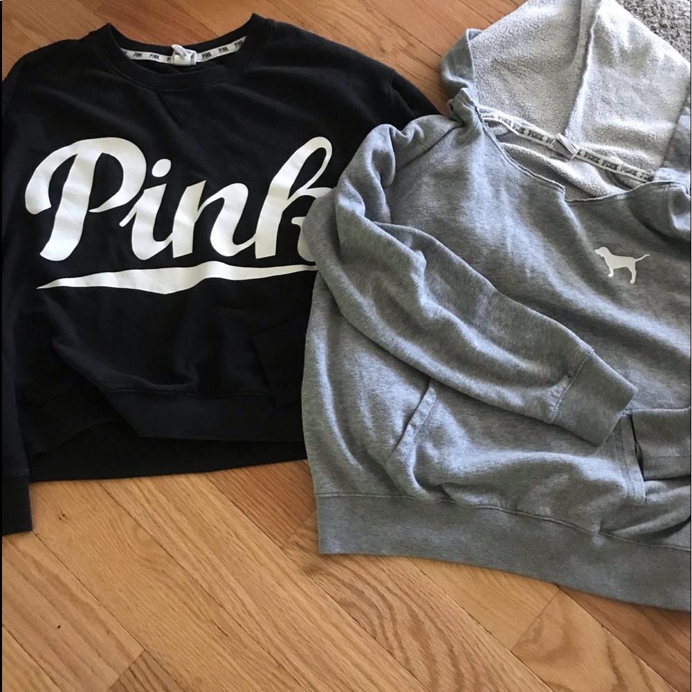 Pink sweats.